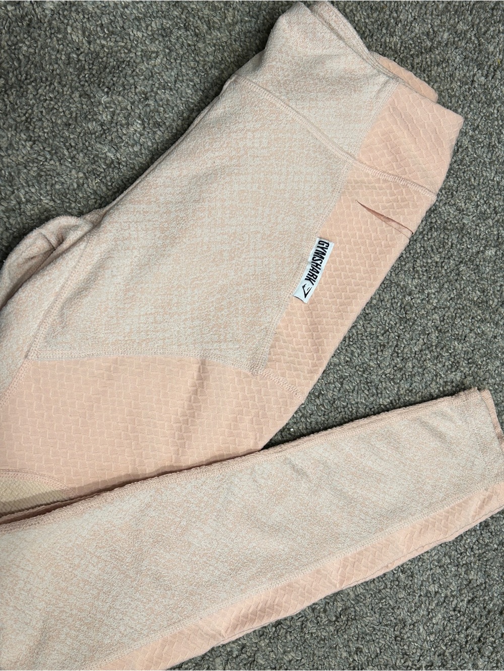 Gymshark Peach Seamless Active Leggings